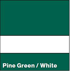 Pine Green/White SATIN 1/16IN - Rowmark Satins